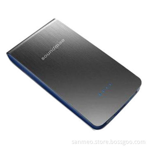 Dual USB Ports Power Bank, 10,000mAh Capacity, Exquisite Curve, Good Texture